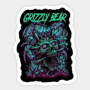 GRIZZLY BEAR BAND Sticker